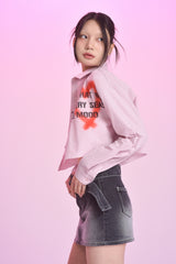 ハートシャツ / heart shirt (pink)