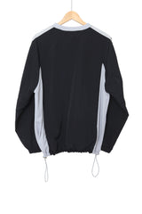 2wayナイロンスェットシャツ / two-way nylon sweatshirt