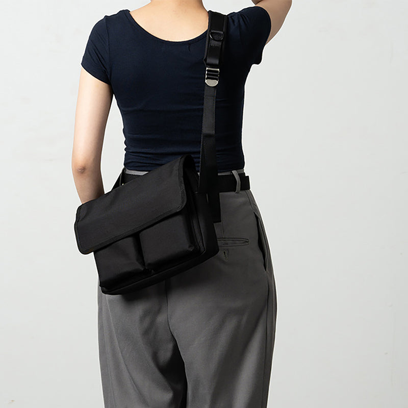 5-Pocket Crossbody Bag (Black)