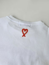 Unbalance sleeve Cut-out Supima cotton T-shirt (6599537197174)