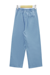 Haus Summer Banding Light Blue Medium Blue Wide Denim Pants (2 colors)