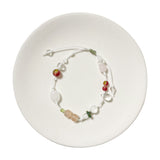 ピーチジェムストーンブレスレット / Peach gemstone bracelet