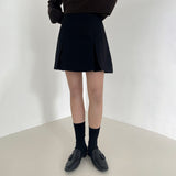 インバーテッドプリーツミニスカート / Inverted Pleat Mini Skirt