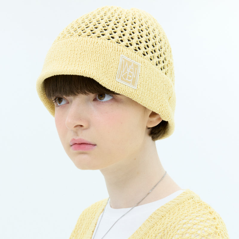 メッシュニットバケットハット / Mesh knit bucket hat