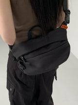 エルガジッパーキャンバスミディアムベルトクロスバッグ / Elga Zipper Canvas Medium Belt Cross Bag
