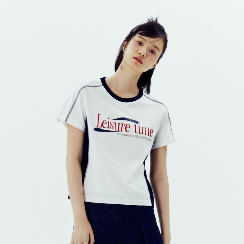 レジャータイムTシャツ / LEISURE TIME TEE WHITE