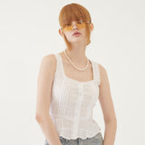 SLEEVELESS BUTTONED TOP (WHITE) (6579696631926)