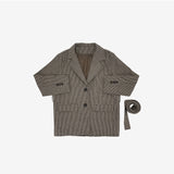 ミシェラウールチェックジャケット / Michela wool check jacket