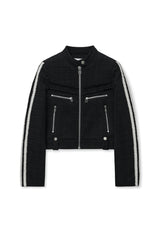 rc tweed jacket (black)