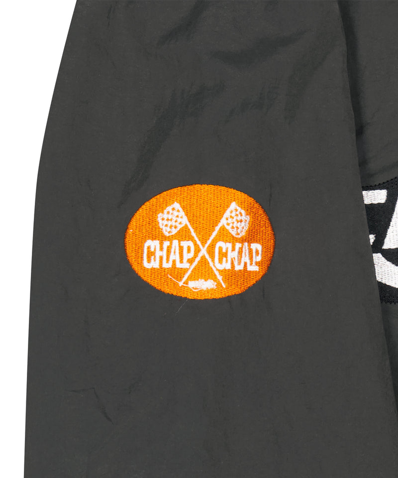 チャップトルネードナイロンクロップジャケット / Chap Tornado Nylon Crop Jacket (Black)