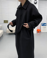 メゾンウールマックコート/SK Maison Wool Mac Coat (2 colors)