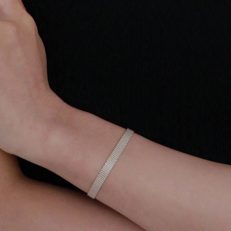 シルバーファブーブレスレット / silver fabou bracelet (vermeil)