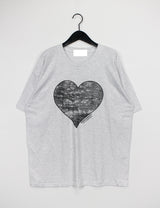 ブラックハートショートスリーブTシャツ / Black Heart Short Sleeve T-shirt (3color)