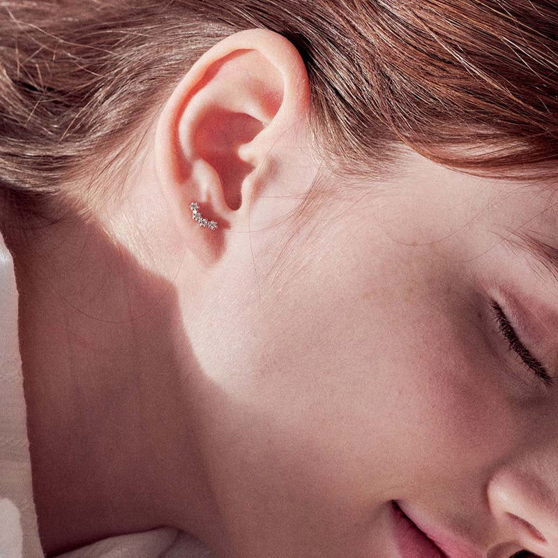 ムーンライトキュービックピアス / moonlight cubic earring
