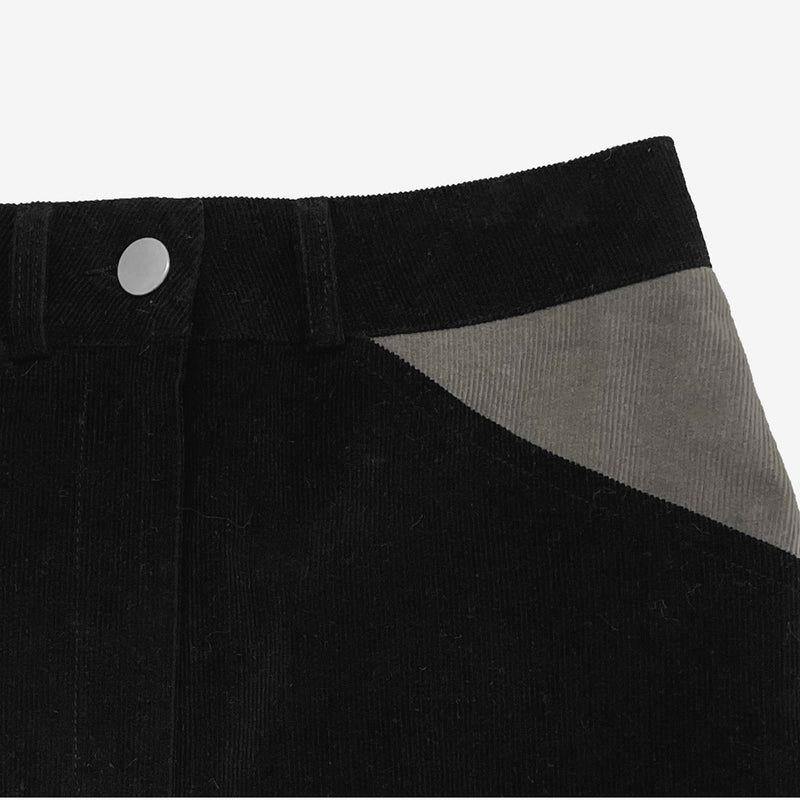 ノートンカラーマッチドコーデュロイスカート / Norton color-matched corduroy skirt