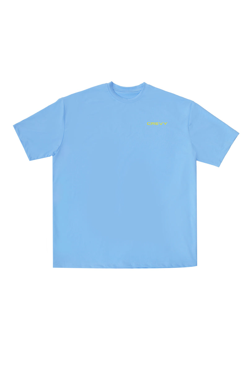 ロゴオーバーラッシュショートスリーブTシャツ/logo overfit rash short sleeve T-shirt (skyblue)