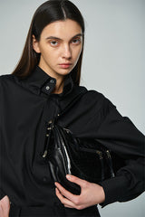 ウェスタンエナメルパターンレザーバッグ / Western Enamel Pattern Leather Bag