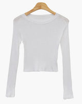 アプ リブ ラウンドネック スリム 春 Tシャツ(3color) / apeu V-neck Round Neck Slim Spring T-Shirt (3 colors)