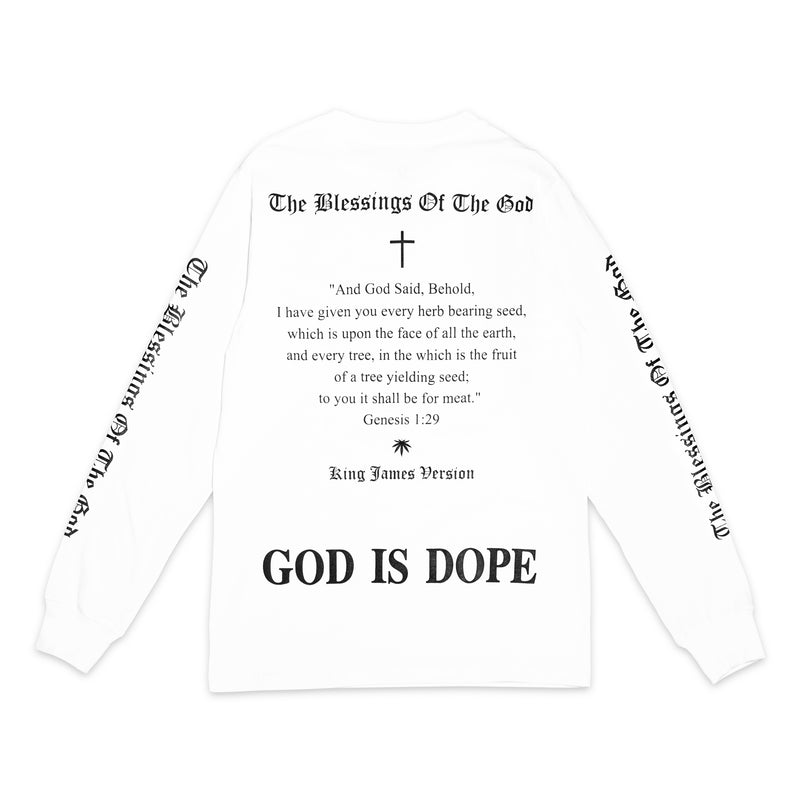 "God is Dope" L/S Tシャツ | "God is Dope" L/S T shirt (3853280280694)