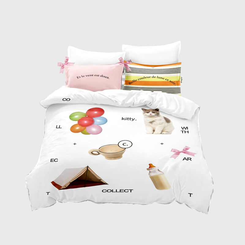 キティちゃん布団カバーセット  / Kitty Blanket Cover Set
