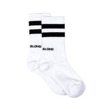 BBD Logo Stretch Cotton Socks (White) (6607642919030)