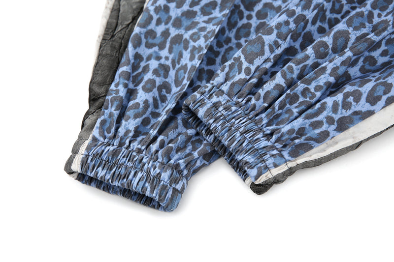ブルーレオパードジョガーパンツ / 0 3 blue leopard jogger pants
