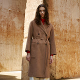 THIN BELTED CASHMERE DOUBLE COAT_CAMEL [U1W0H801/80] (6627537813622)