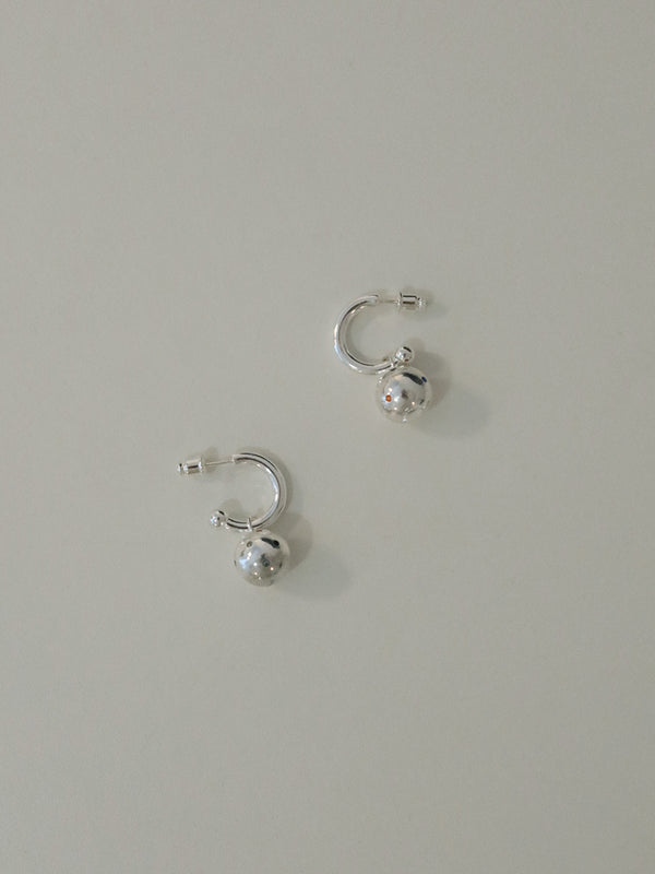 コスミックフープピアス / cosmic hoop earring - silver