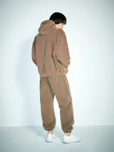 Washed Sweatpants - Brown