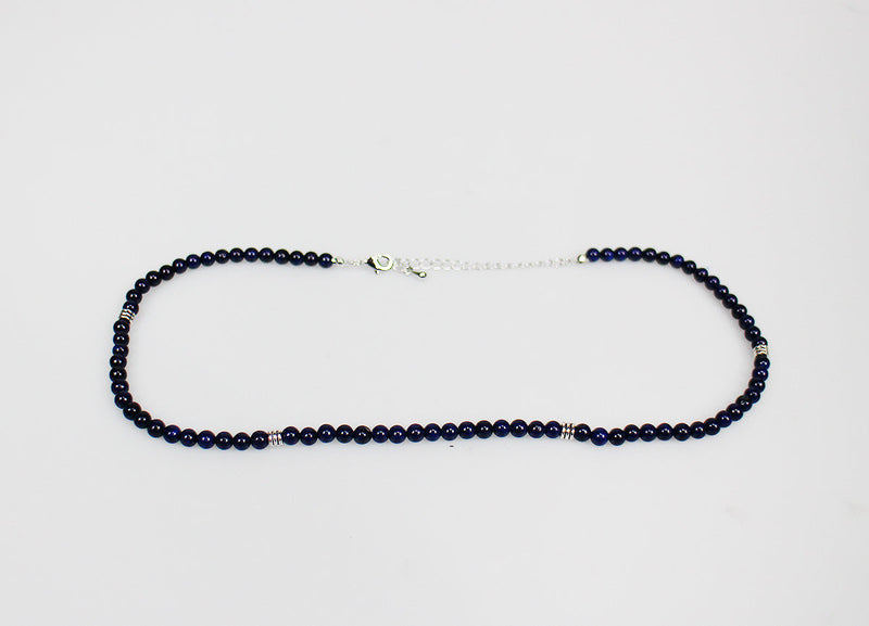 ジェムストーンラインネックレス / Gemstone Line Necklace (2color)