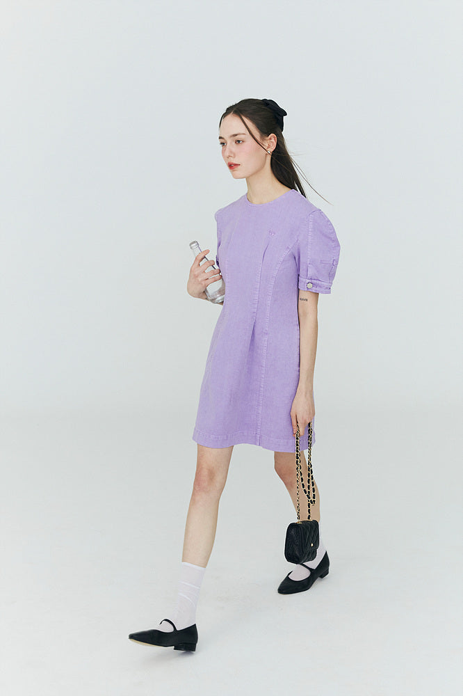 デニムミニドレス/Denim Mini Dress