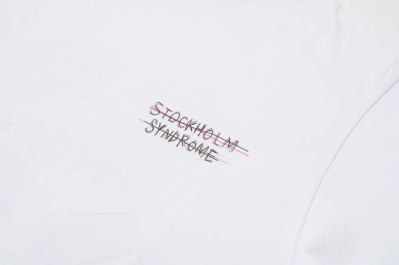DOODLE SMILELY TEE - WHITE / S24STS06-WHITE