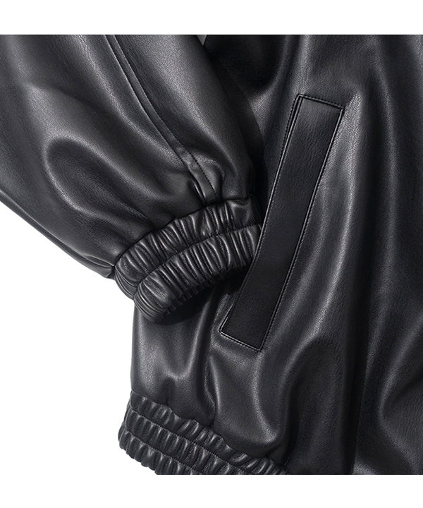 BN Vegan Leather Hidden Jacket (Black)