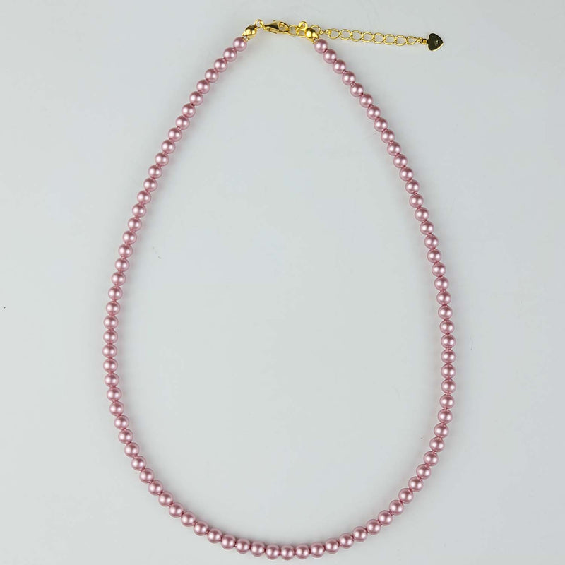 Rose pearl necklace (6655531745398)