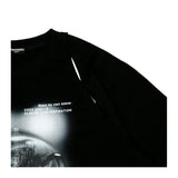 カットアウトグラフィックTシャツ / 222 Cutout graphic t-shirts - Black