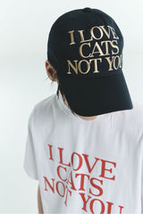 ラブキャットノットユーキャップ / [IBB22UCA13NA] LOVE CAT N.YOU CAP_NAVY