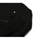 Double Pocket Vest Hood Black 0187 (4644362748022)