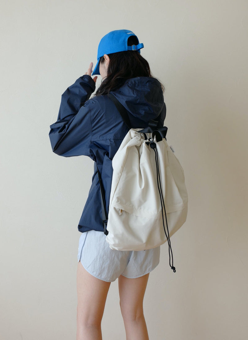 ストリングバックパック / String backpack (Ivory)