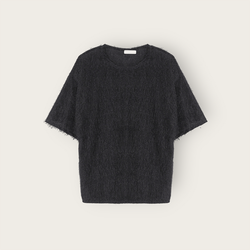 ユニークモヘアショートスリーブTシャツ / Unique Mohair Short Sleeve T Shirt (3color)