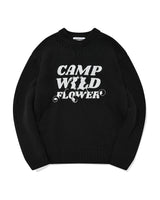 キャンプワイルドフラワーニット/Camp Wildflower Knit Pullover/Black
