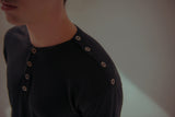 フロントサイドスリットニットシャツ / Front_Side Slit Knit Shirt (4445023895670)