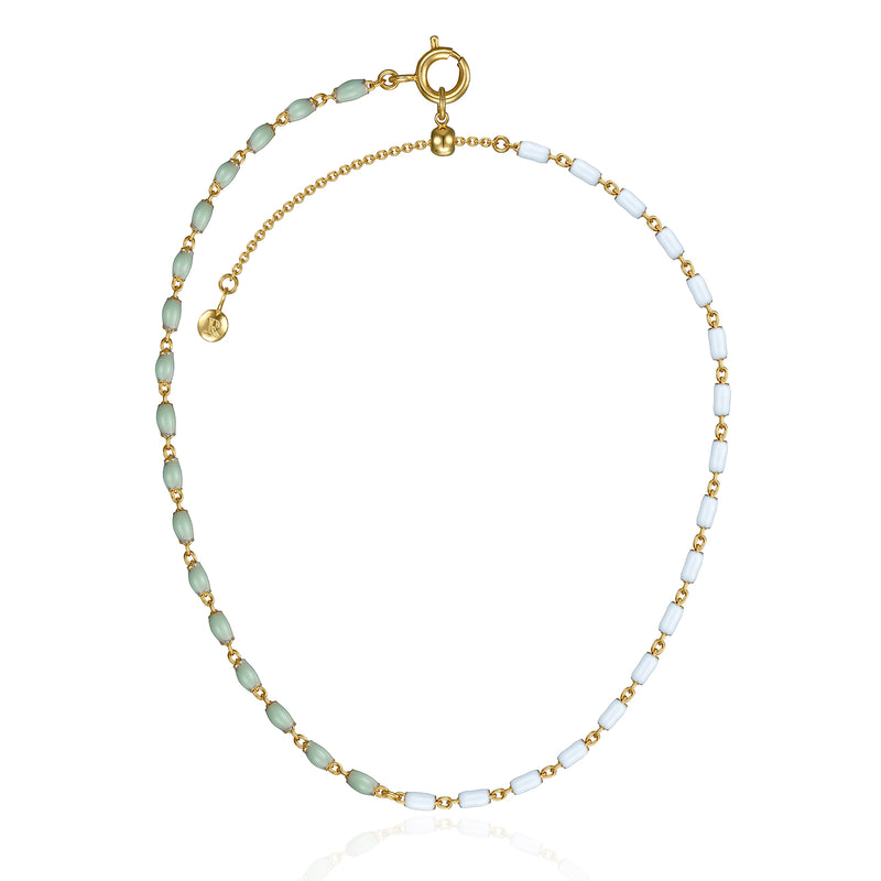 light green necklace (6586513555574)