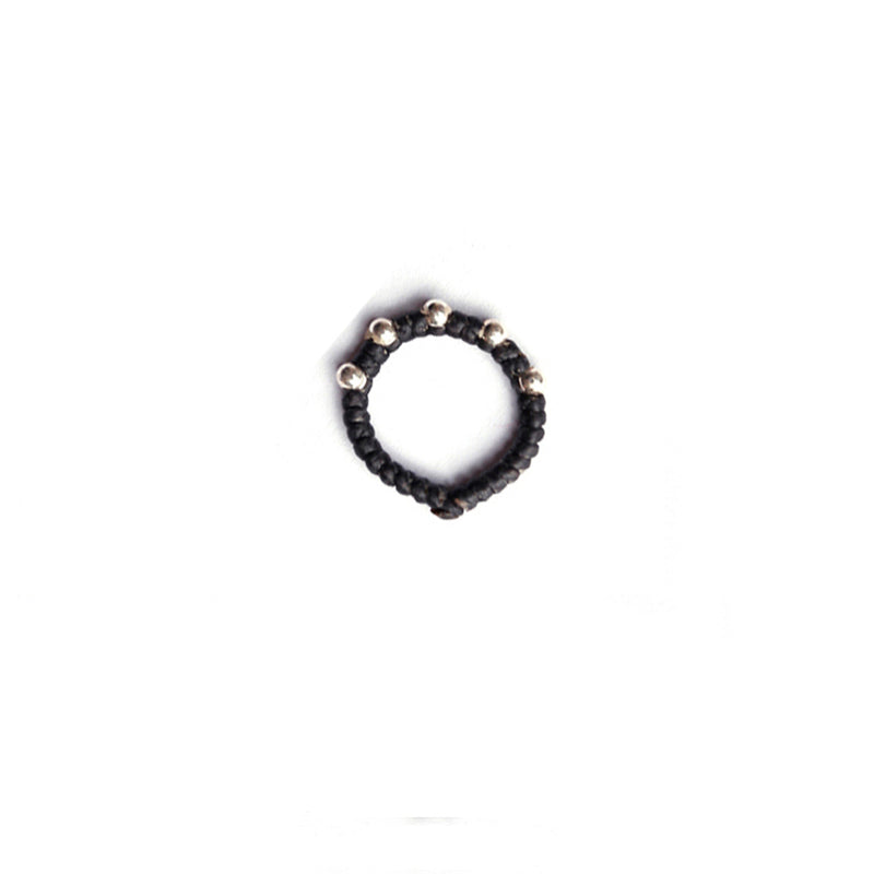 パラフィン5シルバーリング（ブラウン）/ [CCNMADE] PARAFFIN 5 Silver Ring (Brown)