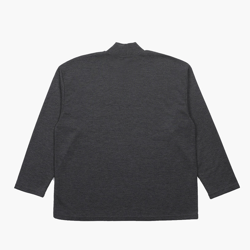 リブモックネックTシャツ / [ASCLO MADE] Rib Mock Neck T Shirt (6color)