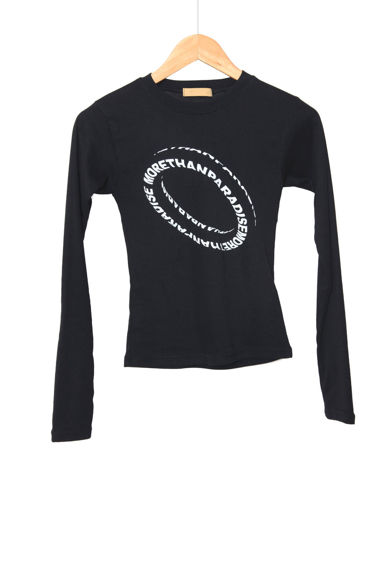 ウェーブクロップロングスリーブTシャツ / Wave Crop Long Sleeve T-Shirt