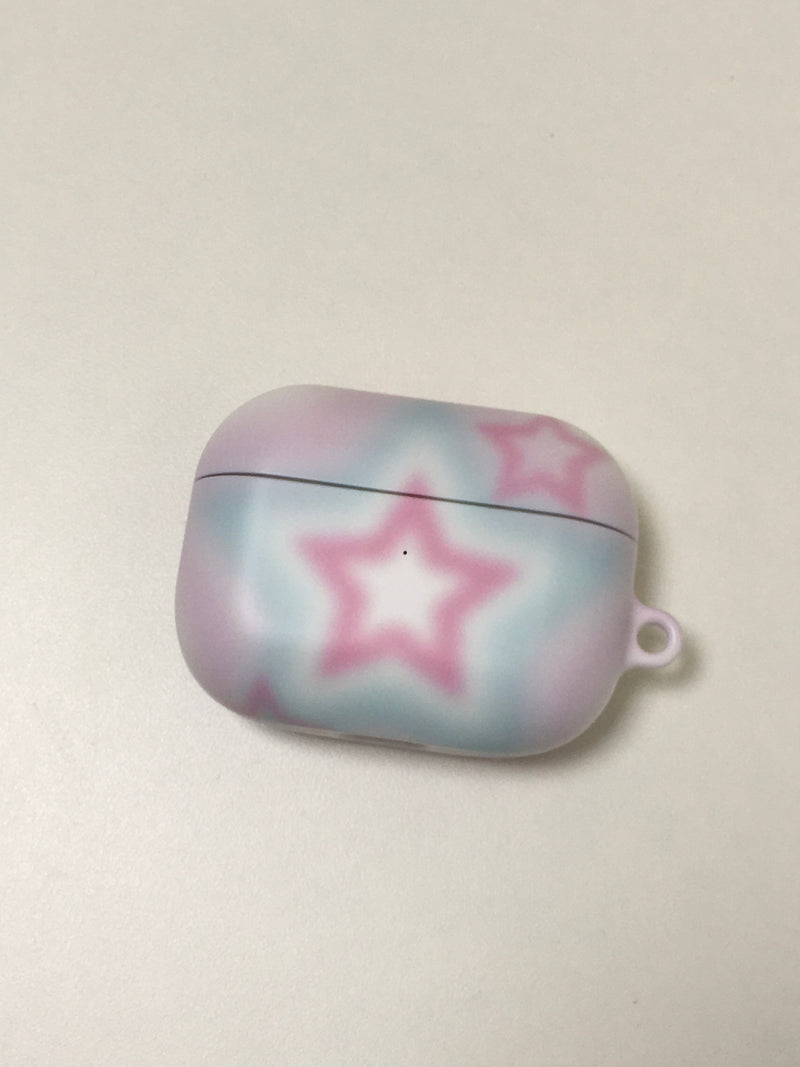 ブラッシュスターエアポッツケース / witty blush star airpods case (pink+skyblue)