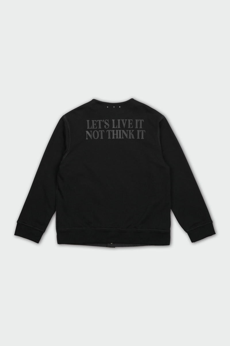 スプライスドデニムジャケット / Spliced denim jacket (black)