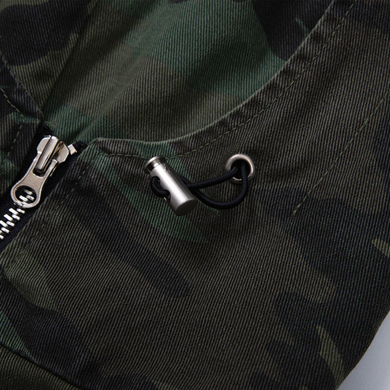 BBD ディスオーダーパッチカモジップアップフードジャケット / BBD Disorder Patch Camo Zip Up Hood Jacket (Khaki)