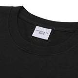 ファジーラビットショートスリーブTシャツ / BLACK FUZZY RABBIT SHORT SLEEVE T-SHIRT BLACK