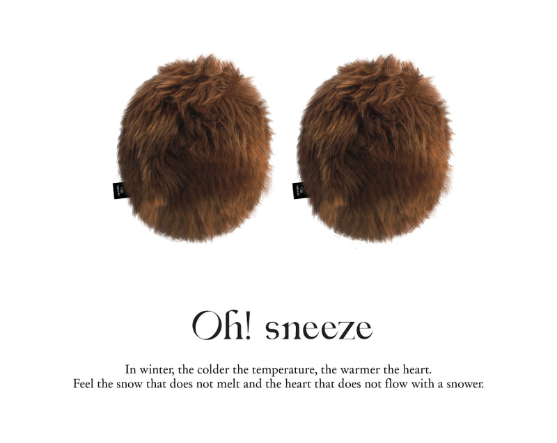 フラフィーファーケース / fluffy fur case_ brown